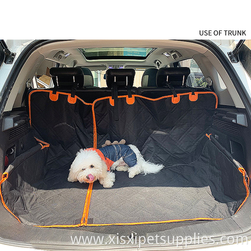 Amazon hot sale 4-in-1 Dog Car Seat Cover high quality durable pet car seat cover waterproof